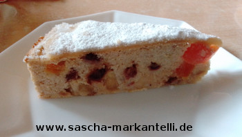 Stück Tutti Frutti - Kuchen
